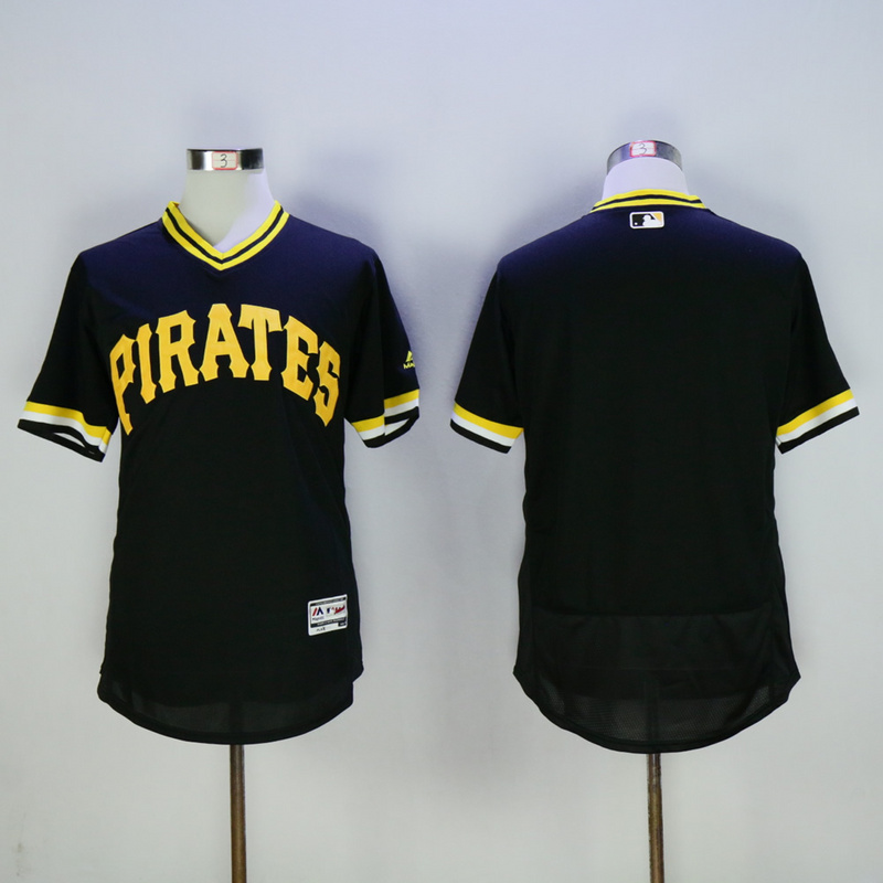 Men Pittsburgh Pirates Blank Black Elite MLB Jerseys1->pittsburgh pirates->MLB Jersey